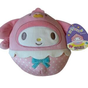 Squishmallows 8" My Melody Sanrio Pink Chick Plush Toy - New